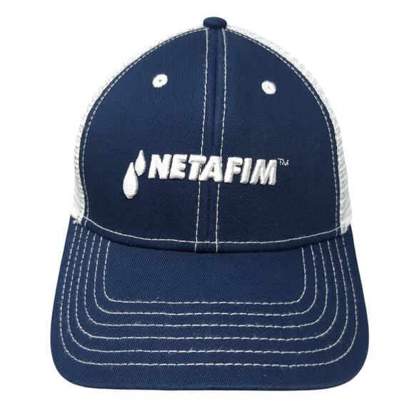 Netafim Join The Drip Revolution Snapback Trucker Hat Blue One Size Cap America - Picture 1 of 9